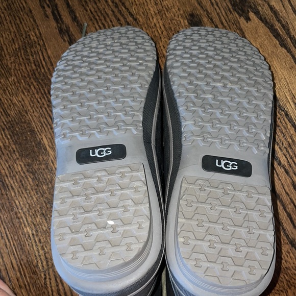 UGG Men's Zetik Black Waterproof Leather Boots - Picture 7 of 7